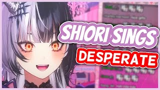 Desperate  Shiori Novella  HololiveEN Karaoke UNARCHIVED [upl. by Arreip456]