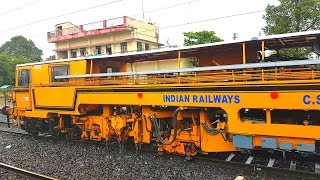 Track Maintenance by Plasser Tamping Machine India Railways [upl. by Karp650]