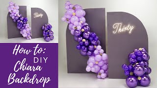 DIY Backdrop Tutorial  STEP by STEP Chiara Backdrop Tutorial [upl. by Ittap773]