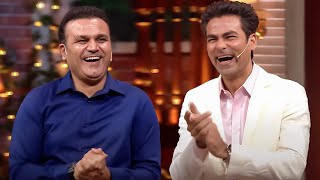 The Kapil Sharma Show  Fun With Indian Cricketers Uncensored Footage Virender SehwagMohammad Kaif [upl. by Mack46]