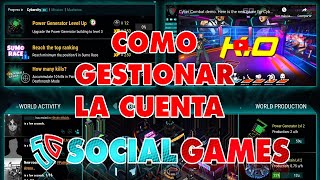 Social Games  Como gestionar la cuenta  Salchi NFT 🔥 [upl. by Idnib905]