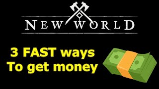 3 FAST ways to get New World coins when you have no money [upl. by Ahseniuq1]