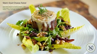 Warm Goat Cheese Salad – Bruno Albouze – THE REAL DEAL [upl. by Jewett361]