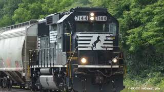 NS 7144 East Bound  Wheatfield IN 072722 [upl. by Kresic]