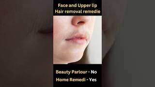 Face and Upper lip Hair removal remedies shorts homemade tips viralvideo [upl. by Timofei]