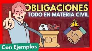 ➡️ OBLIGACIONES【TODO explicado con EJEMPLOS】 [upl. by Einaffyt]