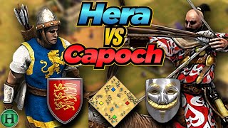 Britons vs Cumans  1v1 Arabia  vs Capoch  AoE2 [upl. by Attiuqal136]