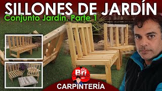 Como Hacer Sillones para el Jardín [upl. by Demp]