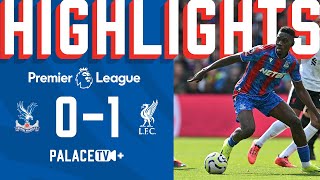 Premier League Highlights Crystal Palace 01 Liverpool [upl. by Felita]