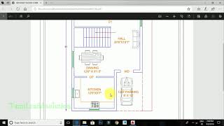 AutoCAD Civil 2D House plan Tamil Tutorial Part1 [upl. by Jennee]