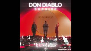 Don Diablo x DJ Shadow  SurviveSix Days Mashup J Flores Edit [upl. by Durwyn]