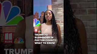 Heres when Trump could surrender at the Fulton County Jail [upl. by Nelloc]