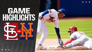 Cardinals vs Mets Game Highlights 42824  MLB Highlights [upl. by Nnylahs]