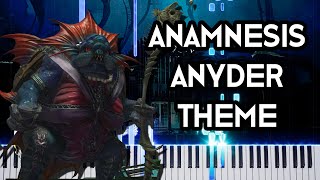 Final Fantasy XIV  Anamnesis Anyder Theme Piano Cover 🎹 [upl. by Epilif]