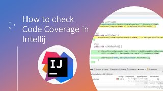 intellij How to check code coverage in intellij junit codecoverage [upl. by Leamhsi]