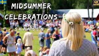 Swedish Midsummer Celebration in Stockholm  Midsommar 2023  Skansen Sweden [upl. by Elburr124]