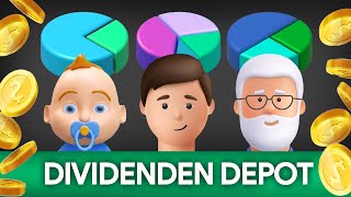 Dividenden Aktien Depot  Das perfekte Portfolio für JEDES Alter [upl. by Secor622]