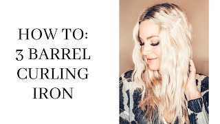 TUTORIAL 3 Barrel Curling Iron [upl. by Netsud]