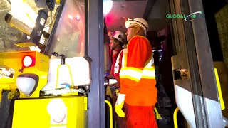 Boltec Rig Installing Rock Bolts amp Scooptram Loading Rock DASA Project June 2024 [upl. by Yrgoerg]