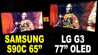 LG G3 vs Samsung S90C  LG G3 TV Review  Samsung S90C 2023  Best LG OLED TV For Gaming [upl. by Stover245]