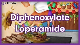 Loperamide vs Diphenoxylate Mnemonic for USMLE [upl. by Esyla617]