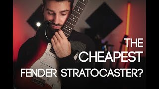 Cheap Fender Stratocaster  How Does It Sound [upl. by Browning]