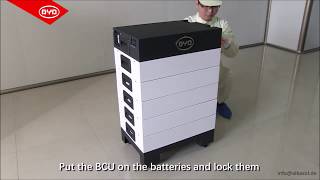 Installation BYD Batterie Box  Lithium Speicher bei alkaSOL GmbH [upl. by Wexler]