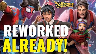 SPIDER SOCIETY BUFFED Incursion 23 Gameplay 1Shot All Skill Nodes  Marvel Strike Force  MSF [upl. by Imtiaz]