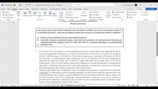 Práctica de repaso matemática financiera [upl. by Adnuhsar]