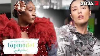 Drama Die Frauen zeigen die extravaganten Looks von Kevin Germaniers  GNTM 2024 ProSieben [upl. by Avik139]