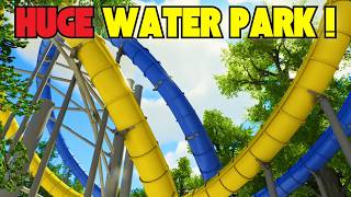 Planet Coaster 2  Water Park Tour and Slide POVs  Riverside Splash Park [upl. by Tennek590]