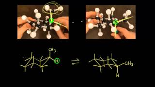 Monosubstituted cyclohexane  Organic chemistry  Khan Academy [upl. by Htiderem]