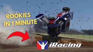 iRacing Rookies in 1 minute [upl. by Sisely881]