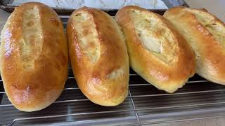 Homemade Hoagie Rolls Recipe  Sandwich Rolls [upl. by Alysia]