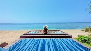 Silent West Beach Cabana  Samabe Bali Suites amp Villas [upl. by Ilamad823]