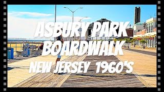 Asbury Park Boardwalk New Jersey Early 1960s Movie Reel [upl. by Acinorahs]