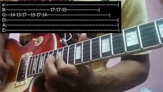 XrayMekar dijiwa intro guitar tab slow motion [upl. by Sordnaxela737]