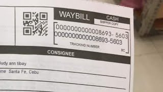 How to TRACE the WAYBILL RECEIPT in JRS COURIER Easy Step [upl. by Best921]