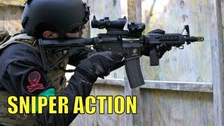 Airsoft Sniper JG VSR GampP M4 quotNomad Airsoftquot Scotland HD [upl. by Itoc]