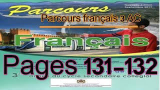 parcours français 3AC pages 131et 132 Utiliser limparfait et le passé simple [upl. by Juanne]