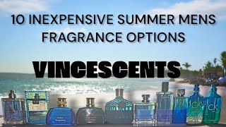 10 INEXPENSIVE MENS FRAGRANCE OPTIONS [upl. by Schmitt]