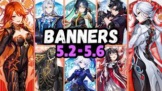 NEW UPDATE 5256 CHARACTER BANNER ROADMAP CHRONICLED WISH MAUVIKA amp RERUNS  Genshin Impact [upl. by Anenahs]