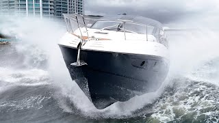 MASSIVE WAVES FOR YACHTS AND BOATS AT HAULOVER INLET [upl. by Daiz]