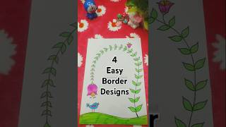 4 Easy front page design for school projects and journals shorts art youtubeshorts [upl. by Adolphus948]