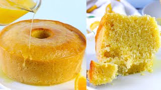 COMO FAZER BOLO de LARANJA com CALDA 🍊🌱super fácil molhadinho e delicioso [upl. by Leanne]