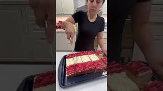 Part 2 Cutting the Lebanon cake cake cakedecorating [upl. by Gladdie367]