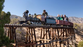 A Ride on the Mesa Grande Western Railroad  Amazing 14 Scale Live Steam Train on 40 Acres [upl. by Kannav962]