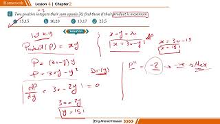 Model Answer Exercise4 maximize amp minimize Chapter2 [upl. by Ybhsa]