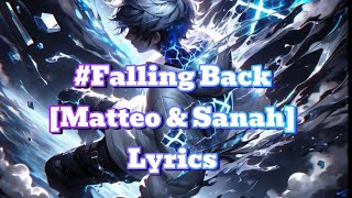 Matteo Bocelli amp sanah  Falling Back Lyrics 🎵  Heartfelt Due  ZbeastVibe [upl. by Ahsiekar]