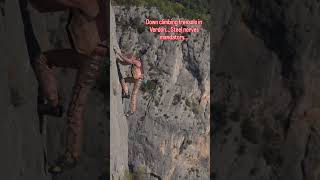 Although already 60 years old  still down climbing freesolo in Verdon on an unknown territory [upl. by Lombardi922]